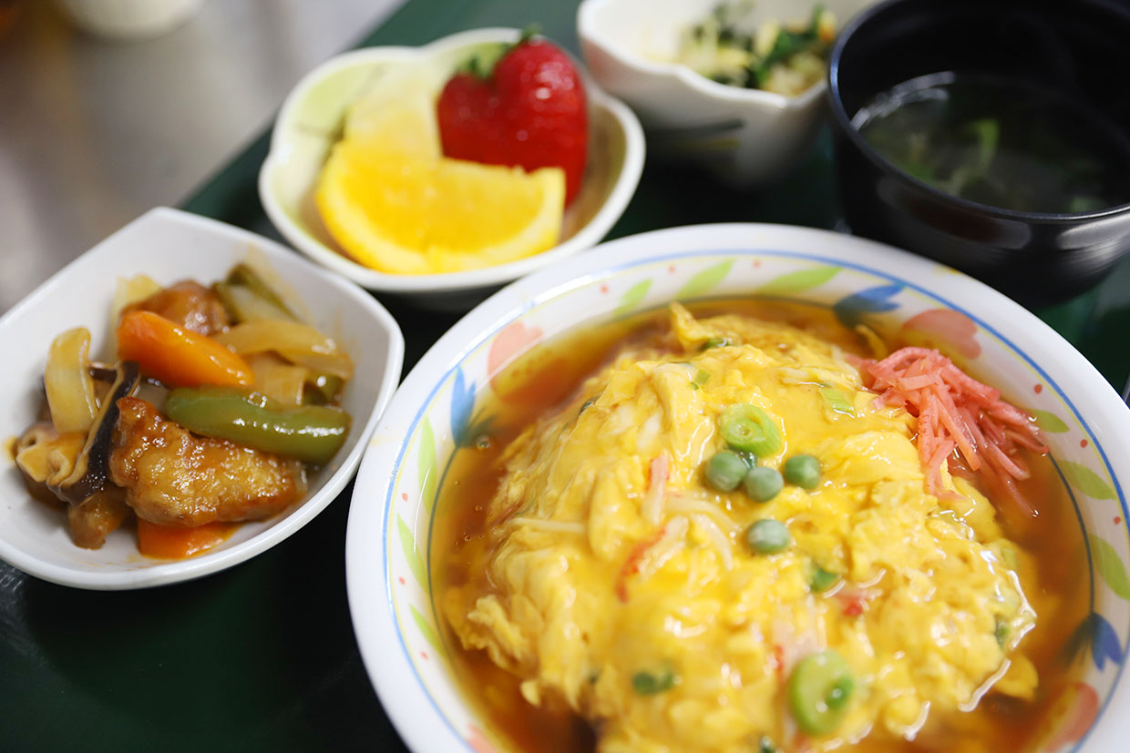 「天津飯」&「酢豚」♪王道の『中華定食』