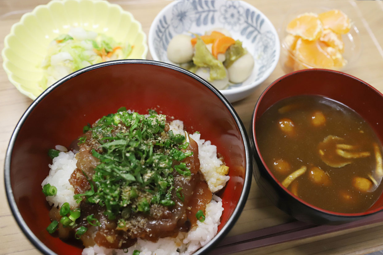 大分の郷土料理で青魚を美味しく!!「琉球丼」